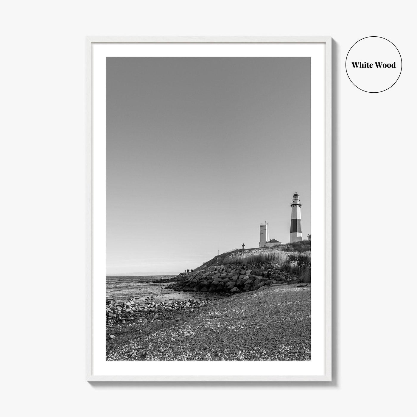 Montauk Black and White Fine Art Photo Print, Hamptons Long Island New York Poster