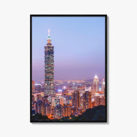 Taipei Skyline Fine Art Photo Print, City, Taiwan Wall Poster