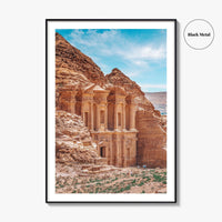 Petra Jordan Fine Art Photo Print, Monastery Ad Deir, Wadi Musa, Poster