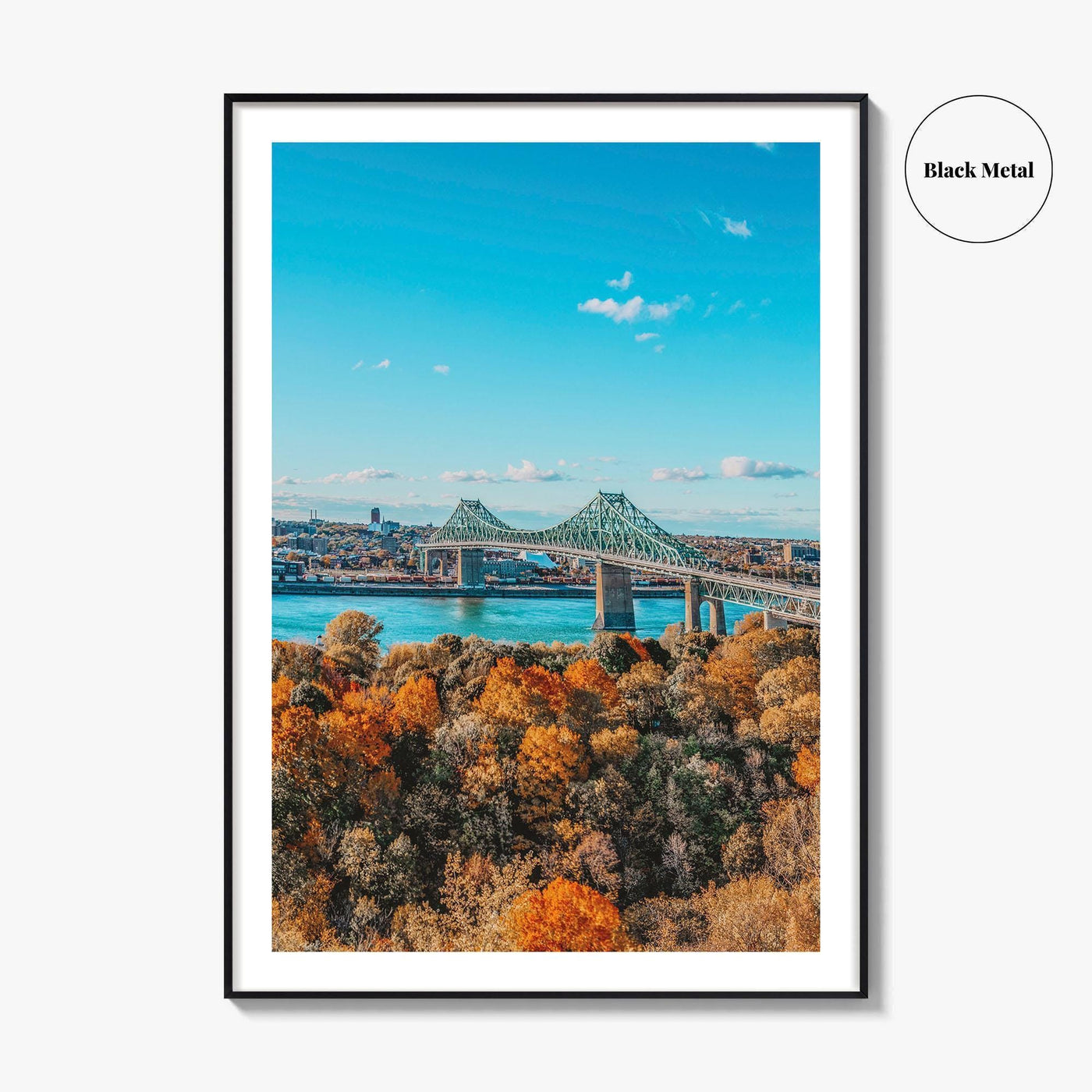 Montreal Fine Art Photo Print, Skyline, Quebec, Canada, St Lawrence River, Wall Decor, Poster