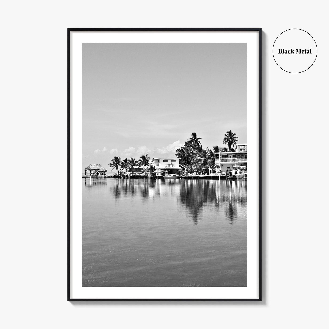 Key West Black and White Fine Art Photo Print, Florida Keys Poster