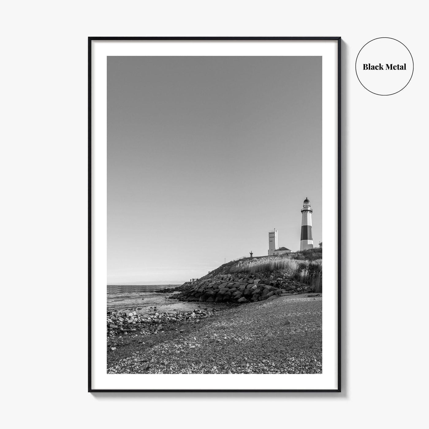 Montauk Black and White Fine Art Photo Print, Hamptons Long Island New York Poster