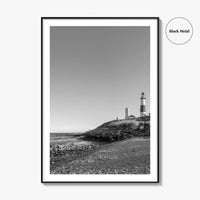 Montauk Black and White Fine Art Photo Print, Hamptons Long Island New York Poster