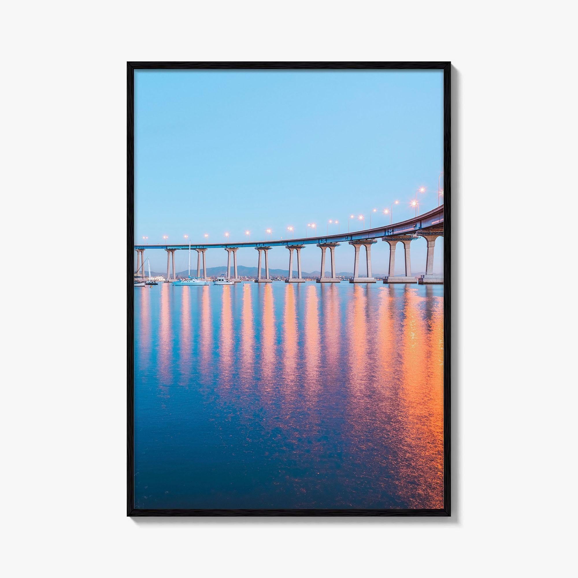 San Diego Fine Art Photo Print, Coronado Bridge, California USA, Wall Poster