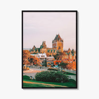 Quebec City Fine Art Photo Print, Château Frontenac, Old Quebec, Canada Poster
