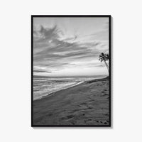 Maui Black and White Fine Art Photo Print, Kaanapali Lahaina Hawaii Poster