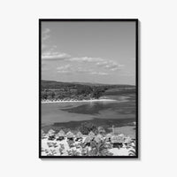 Runaway Bay Black and White Fine Art Photo Print, Jamaica Ocho Rios Poster