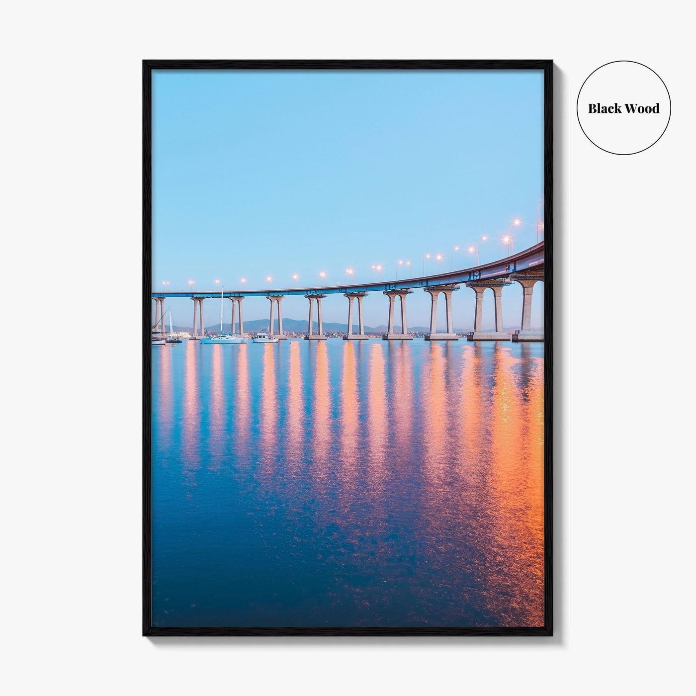 San Diego Fine Art Photo Print, Coronado Bridge, California USA, Wall Poster