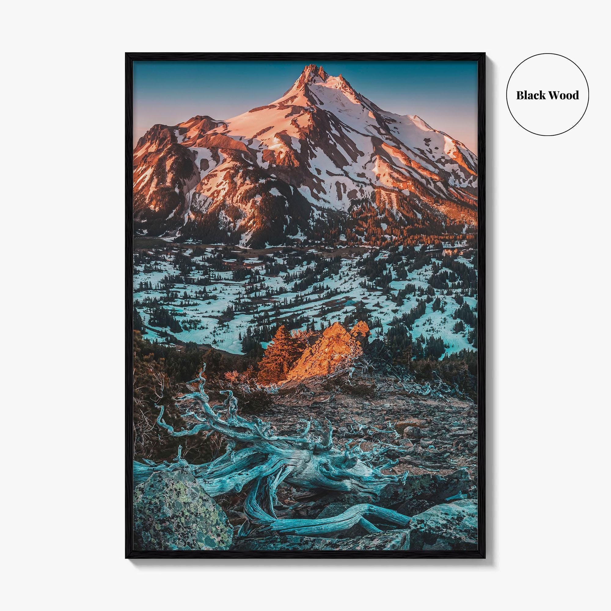 Mount Jefferson Fine Art Photo Print, Oregon, Cascade Range, USA, Wall Decor, Poster