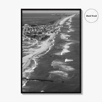 Outer Banks Black and White Fine Art Photo Print, Hatteras Island, North Carolina Poster