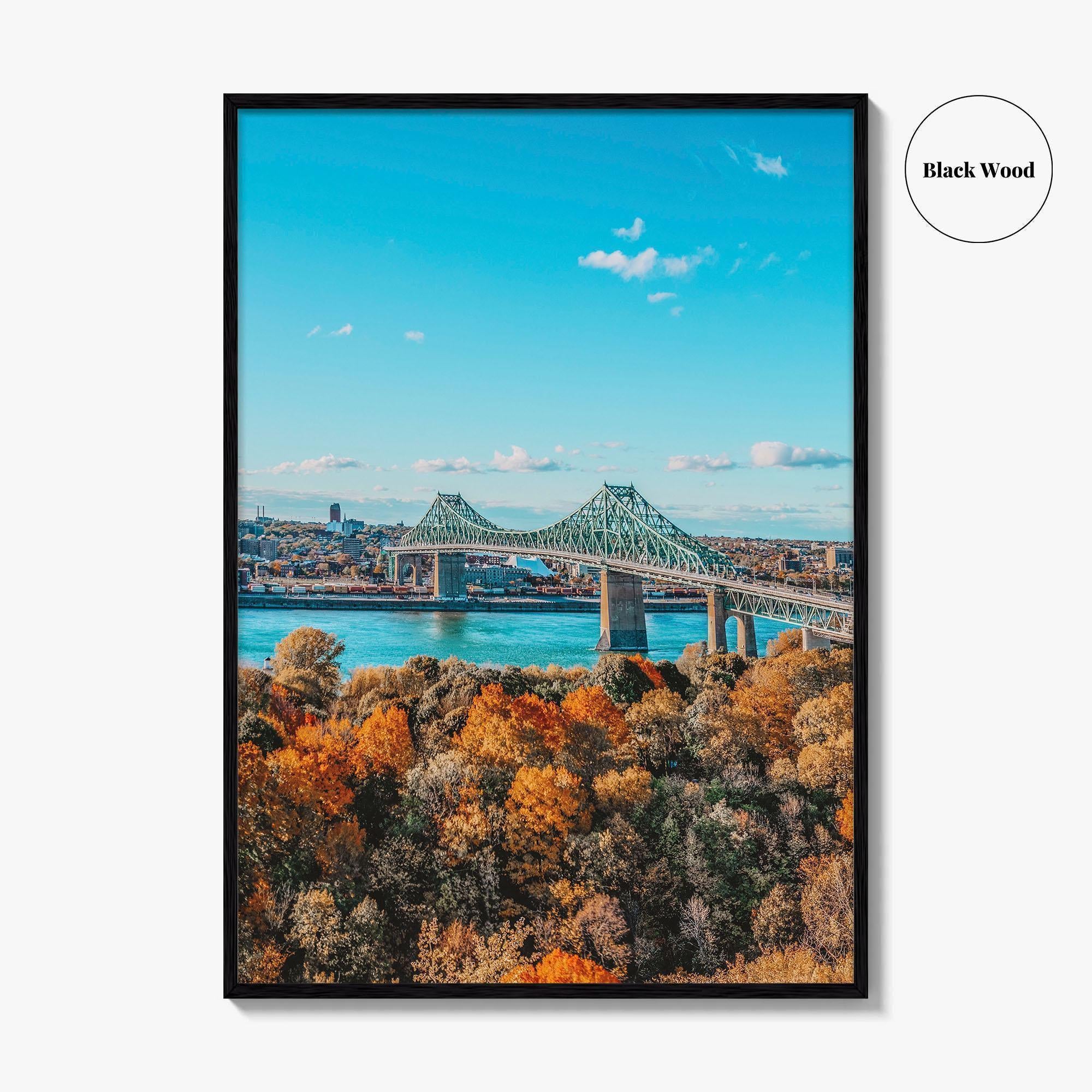 Montreal Fine Art Photo Print, Skyline, Quebec, Canada, St Lawrence River, Wall Decor, Poster