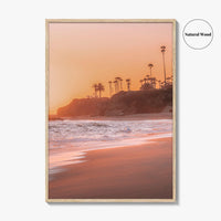 Laguna Beach Golden Fine Art Photo Print, Orange County California, Ocean Waves Wall Decor