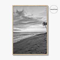 Maui Black and White Fine Art Photo Print, Kaanapali Lahaina Hawaii Poster