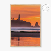 Newport Fine Art Photo Print, Yaquina Head Lighthouse, Oregon Coast, USA Wall Poster