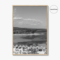 Runaway Bay Black and White Fine Art Photo Print, Jamaica Ocho Rios Poster
