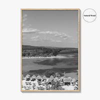 Runaway Bay Black and White Fine Art Photo Print, Jamaica Ocho Rios Poster