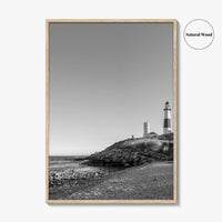 Montauk Black and White Fine Art Photo Print, Hamptons Long Island New York Poster