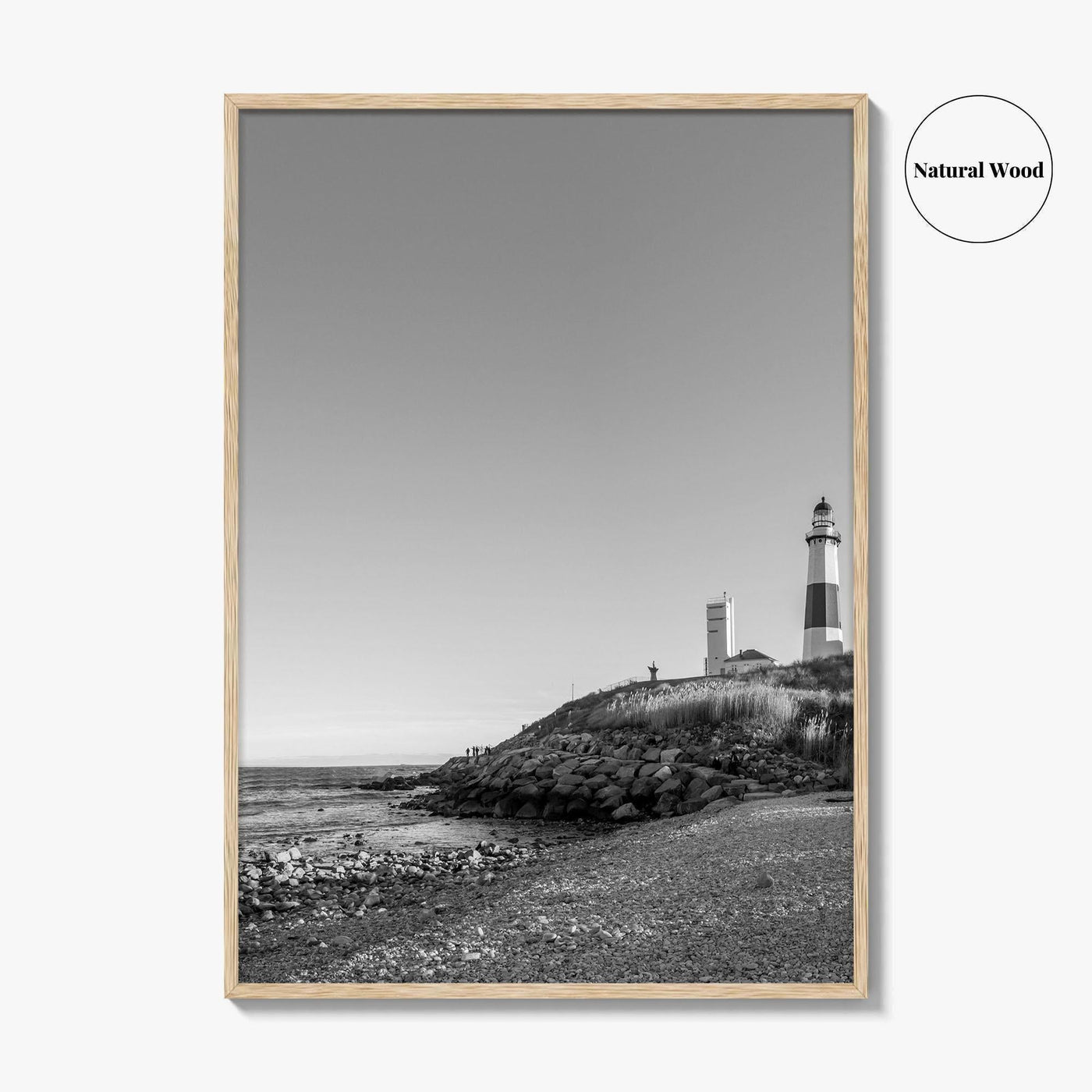 Montauk Black and White Fine Art Photo Print, Hamptons Long Island New York Poster