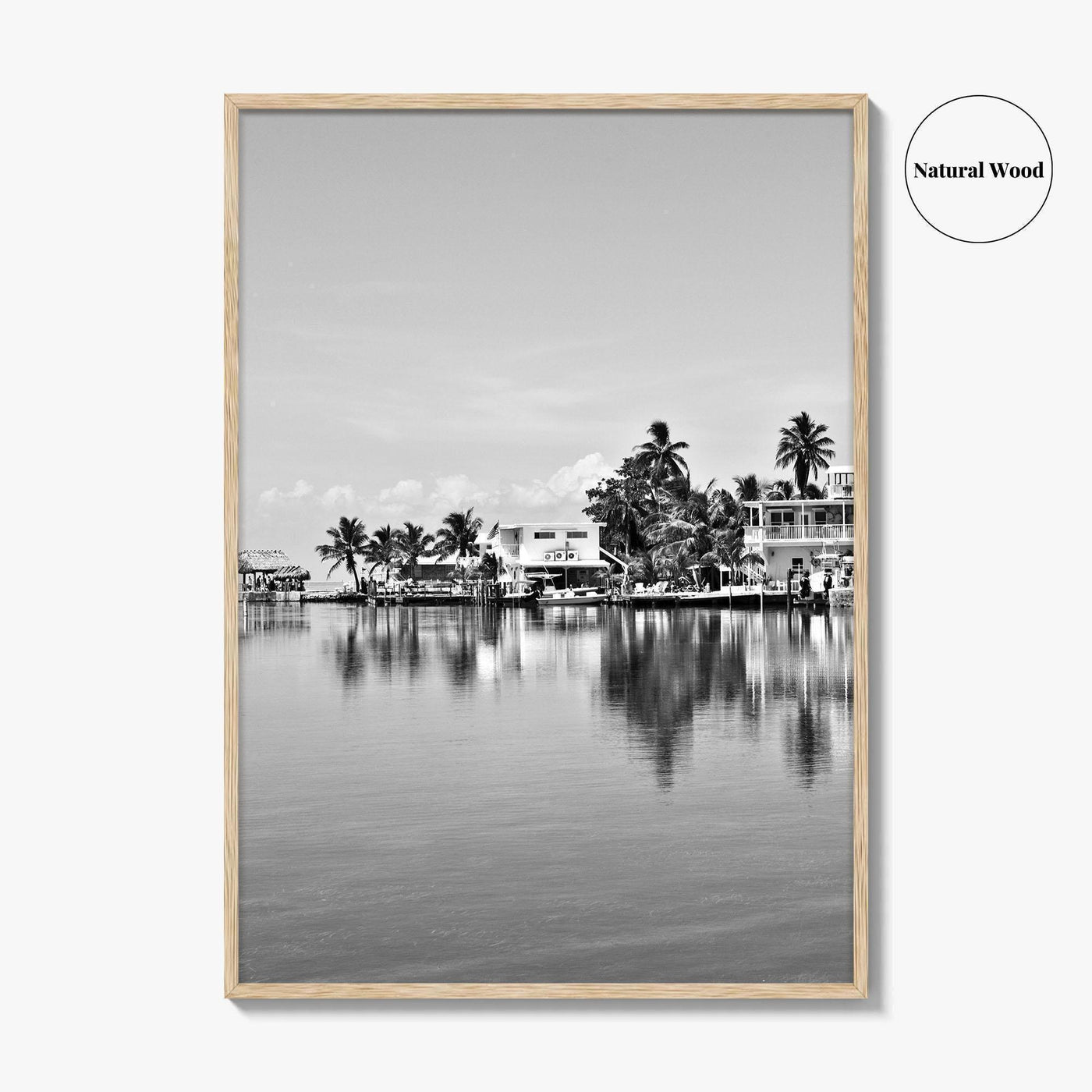 Key West Black and White Fine Art Photo Print, Florida Keys Poster