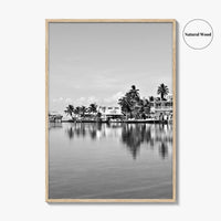 Key West Black and White Fine Art Photo Print, Florida Keys Poster