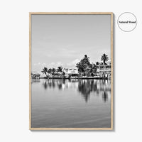 Key West Black and White Fine Art Photo Print, Florida Keys Poster