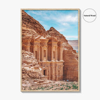 Petra Jordan Fine Art Photo Print, Monastery Ad Deir, Wadi Musa, Poster