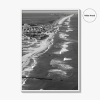 Outer Banks Black and White Fine Art Photo Print, Hatteras Island, North Carolina Poster