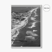 Outer Banks Black and White Fine Art Photo Print, Hatteras Island, North Carolina Poster
