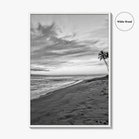 Maui Black and White Fine Art Photo Print, Kaanapali Lahaina Hawaii Poster