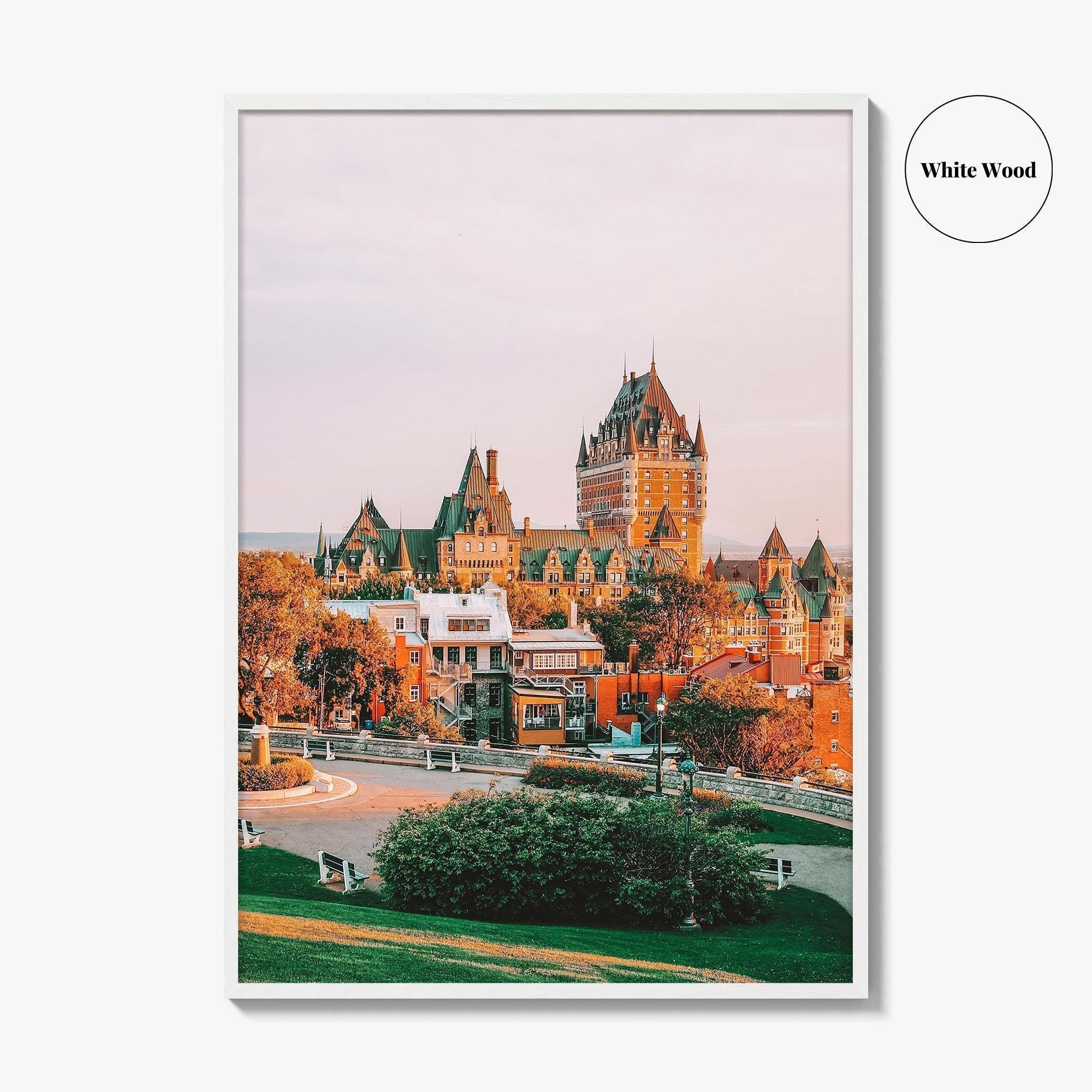 Quebec City Fine Art Photo Print, Château Frontenac, Old Quebec, Canada Poster