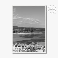 Runaway Bay Black and White Fine Art Photo Print, Jamaica Ocho Rios Poster