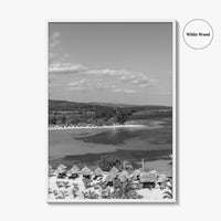 Runaway Bay Black and White Fine Art Photo Print, Jamaica Ocho Rios Poster