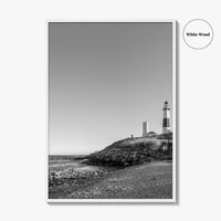 Montauk Black and White Fine Art Photo Print, Hamptons Long Island New York Poster