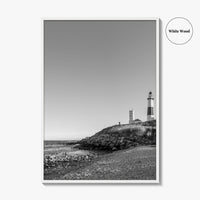 Montauk Black and White Fine Art Photo Print, Hamptons Long Island New York Poster