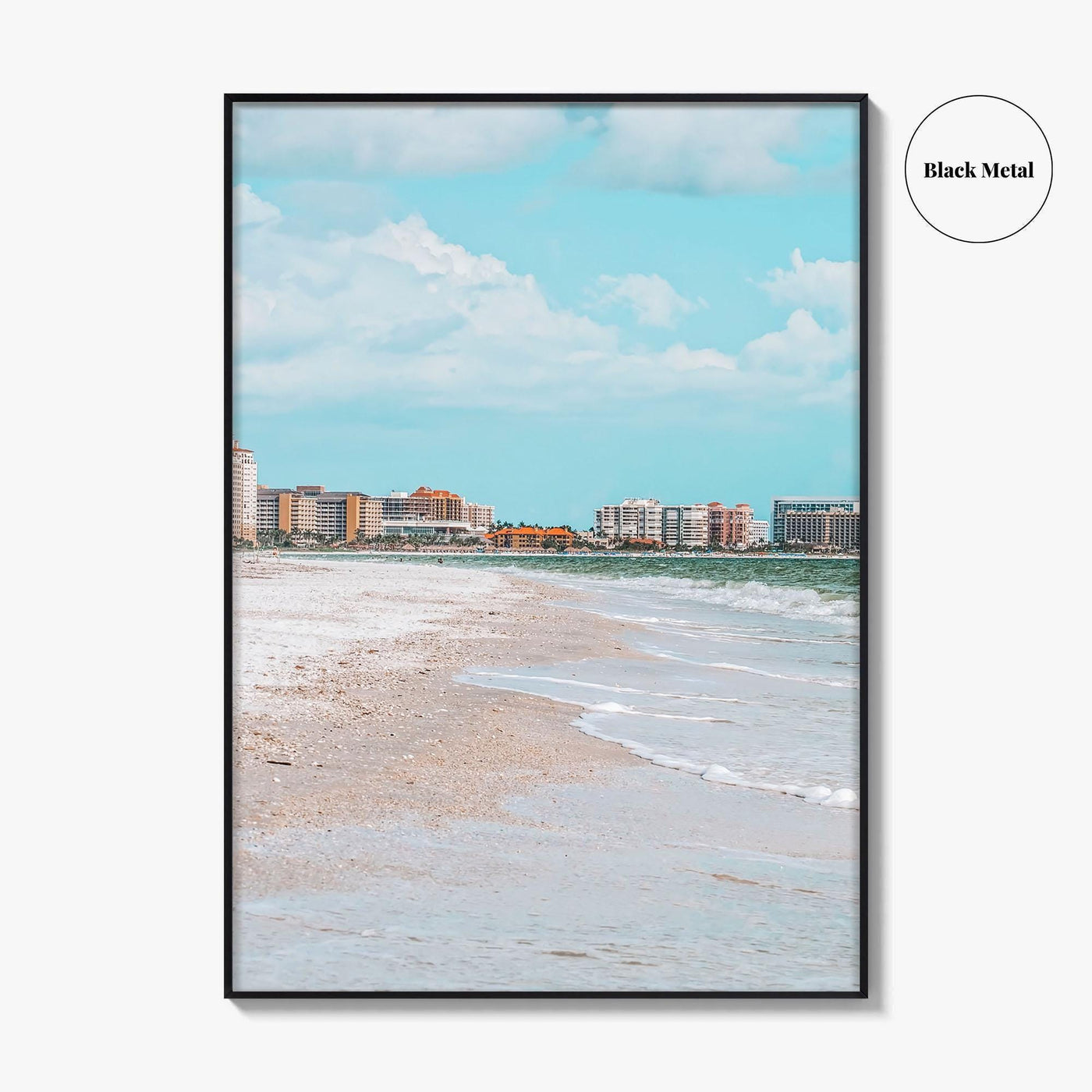Marco Island Skyline Fine Art Photo Print, South Beach Ocean, Florida USA Poster