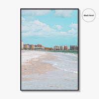 Marco Island Skyline Fine Art Photo Print, South Beach Ocean, Florida USA Poster