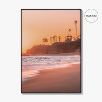 Laguna Beach Golden Fine Art Photo Print, Orange County California, Ocean Waves Wall Decor