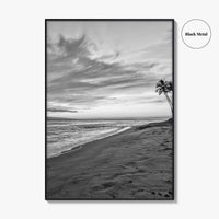 Maui Black and White Fine Art Photo Print, Kaanapali Lahaina Hawaii Poster