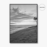 Maui Black and White Fine Art Photo Print, Kaanapali Lahaina Hawaii Poster