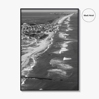 Outer Banks Black and White Fine Art Photo Print, Hatteras Island, North Carolina Poster