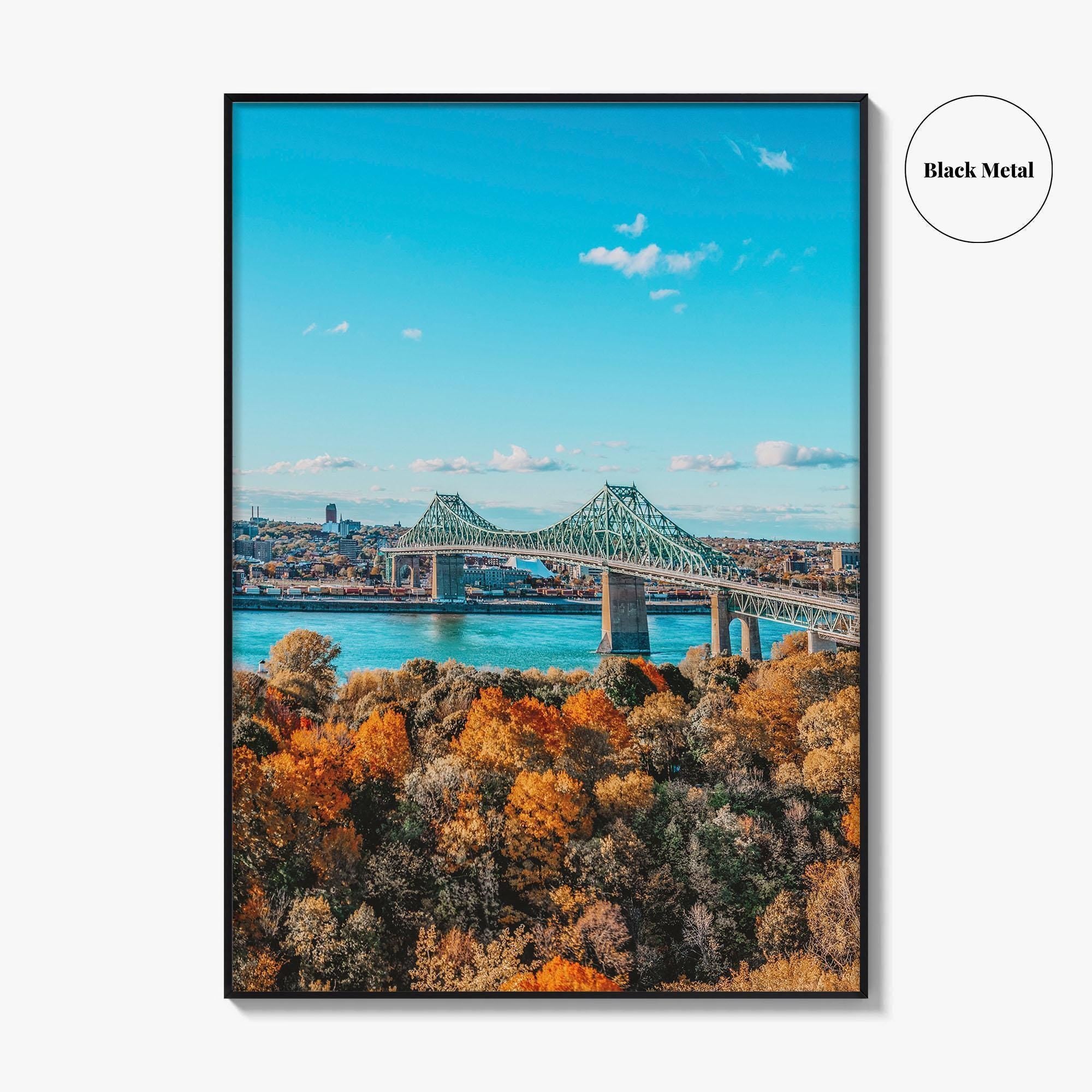 Montreal Fine Art Photo Print, Skyline, Quebec, Canada, St Lawrence River, Wall Decor, Poster