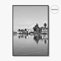 Key West Black and White Fine Art Photo Print, Florida Keys Poster