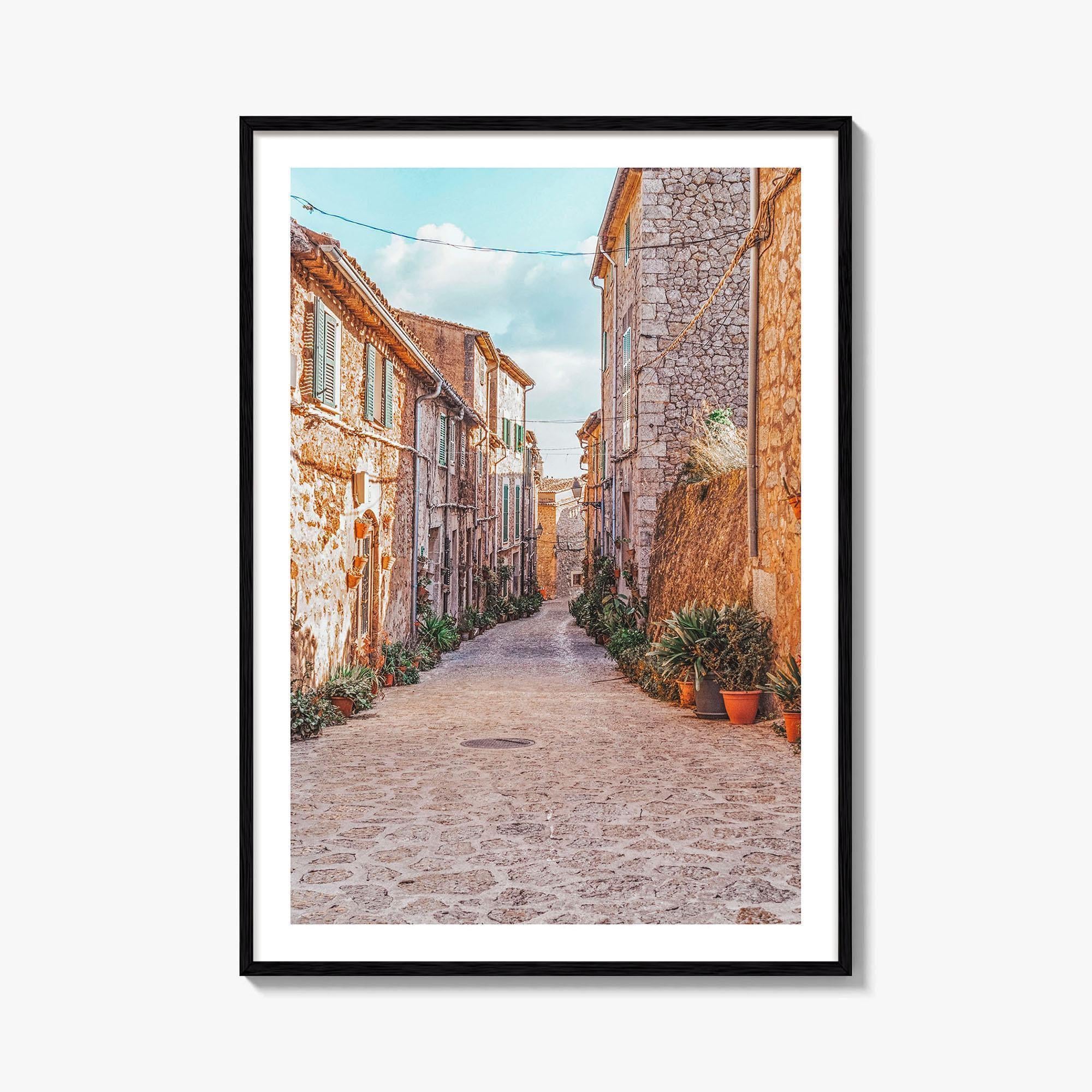 Valldemossa Fine Art Photo Print, Mallorca, Majorca, Spain, Courtyard Wall Poster, Balearic Islands