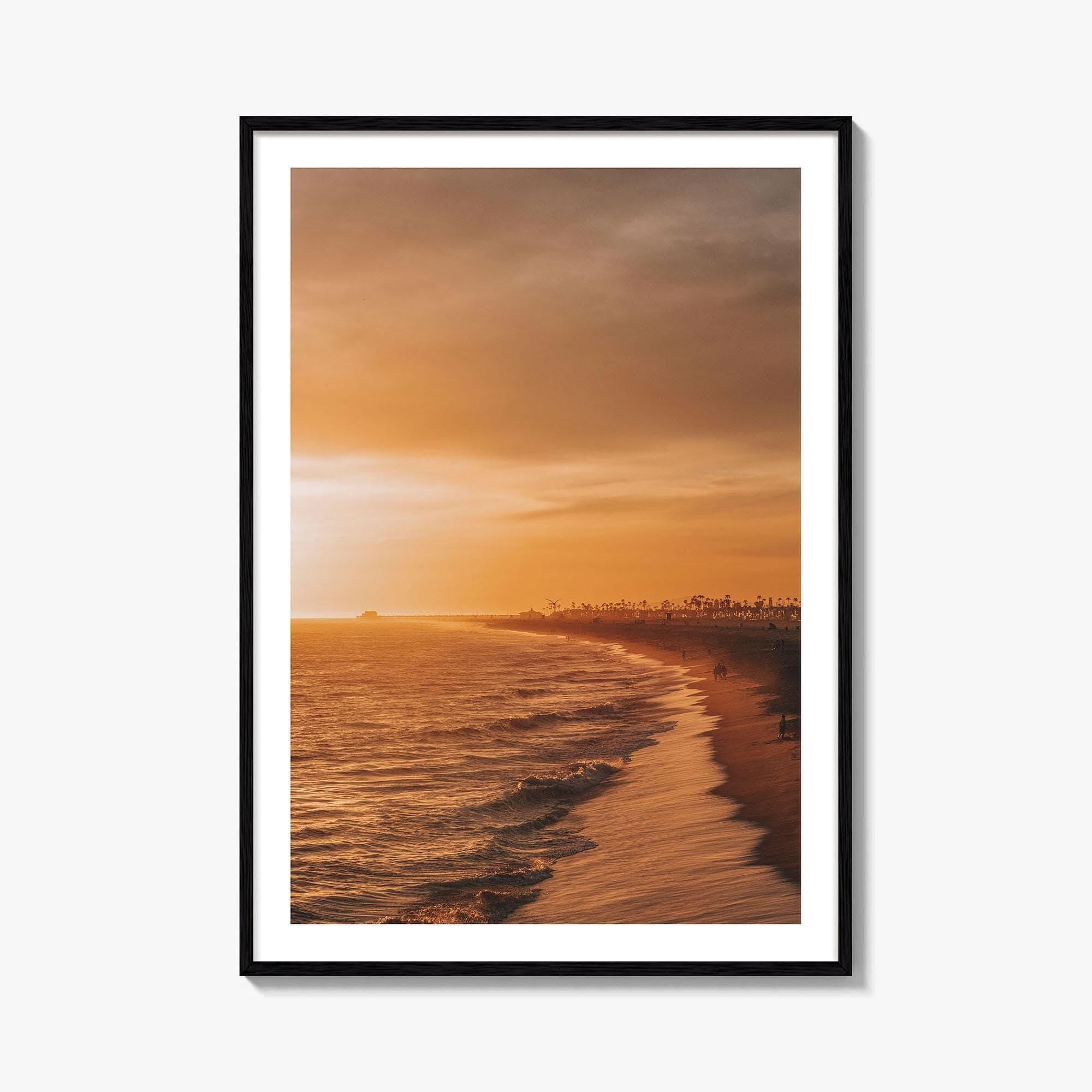 Newport Beach Fine Art Photo Print, Balboa Pier, Orange County California USA Poster