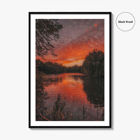 Prospect Park Lake Fine Art Photo Print, Brooklyn, New York City, USA, Poster