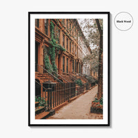 Upper East Side Fine Art Photo Print, Manhattan, NYC, NY, Wall Decor, Poster, Brownstones
