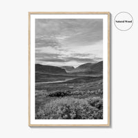 Kungsleden Black and White Fine Art Photo Print, Abisko Swedish Lapland Landscape Poster