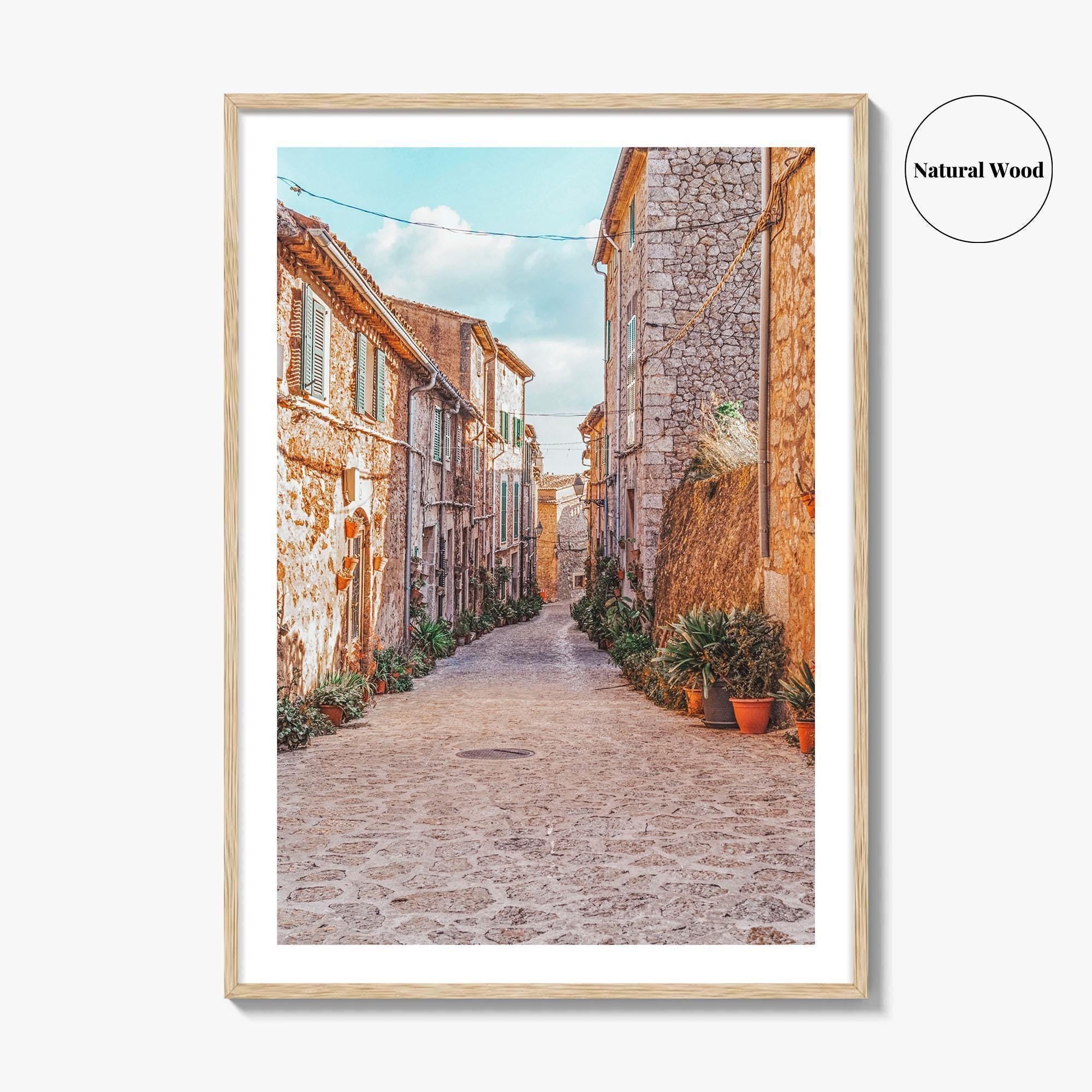 Valldemossa Fine Art Photo Print, Mallorca, Majorca, Spain, Courtyard Wall Poster, Balearic Islands