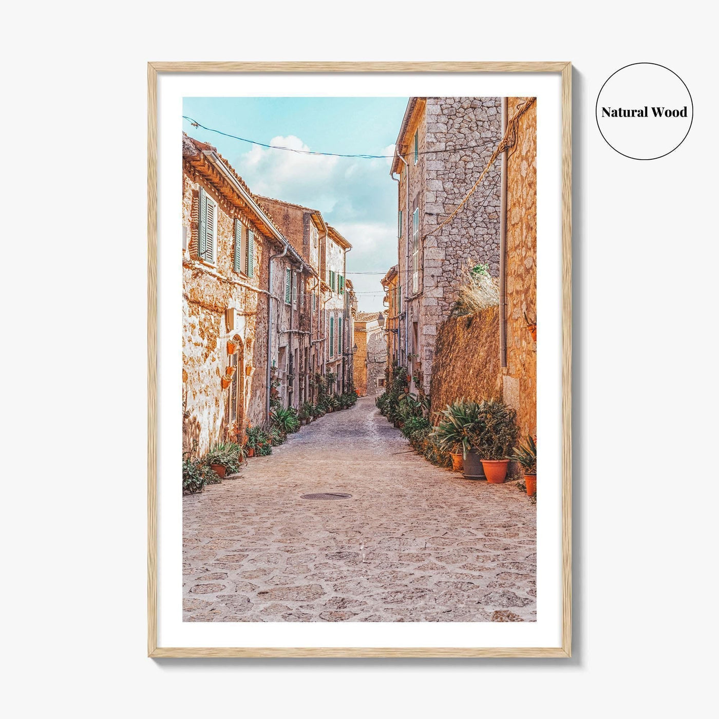 Valldemossa Fine Art Photo Print, Mallorca, Majorca, Spain, Courtyard Wall Poster, Balearic Islands