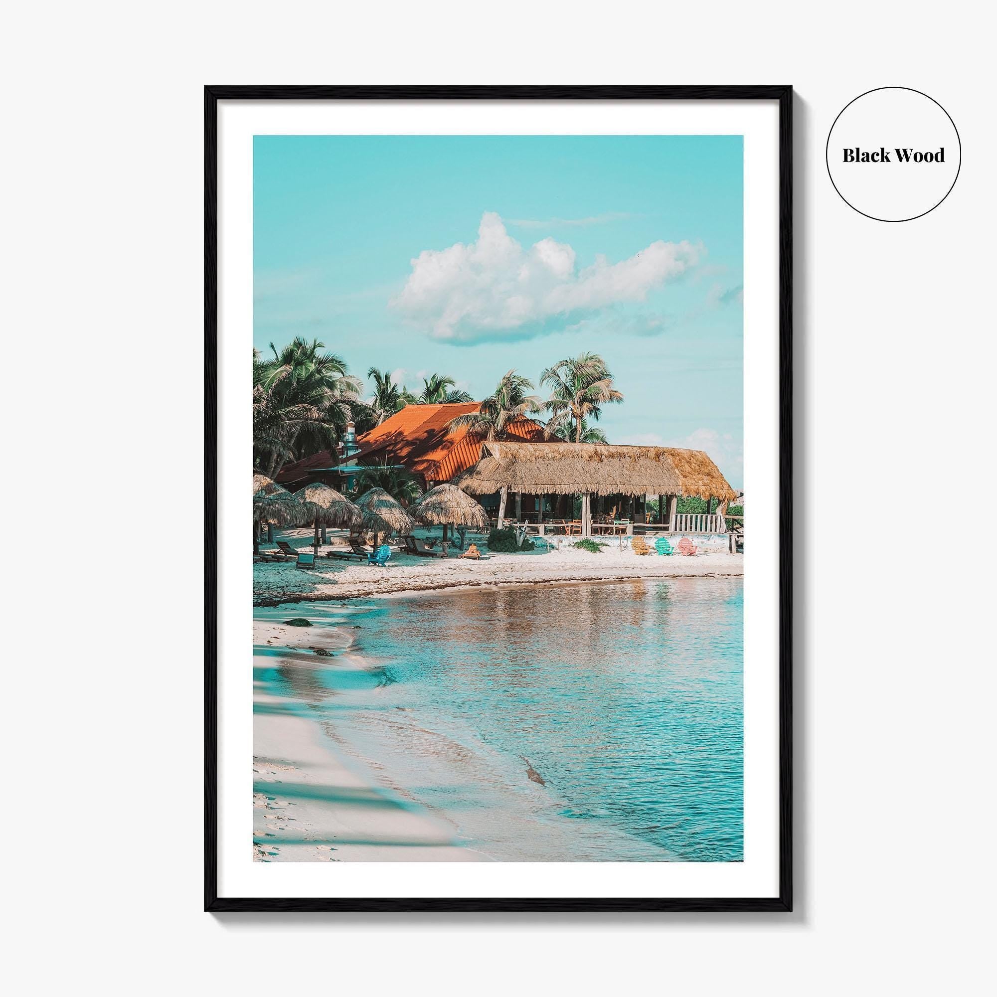 Tulum Fine Art Photo Print, Beach Wall Decor, Riviera Maya Poster, Quintana Roo Mexico